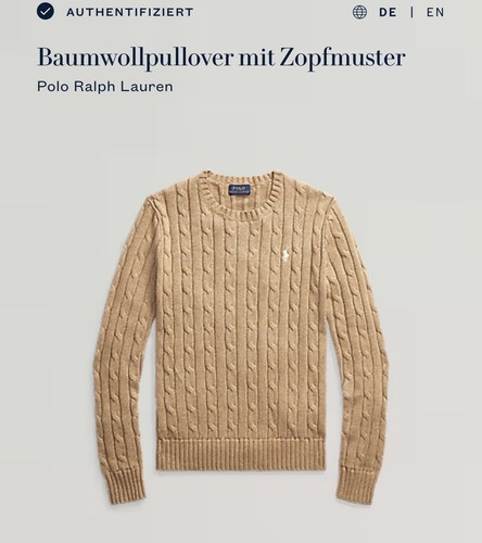 Baumwollpullover mit